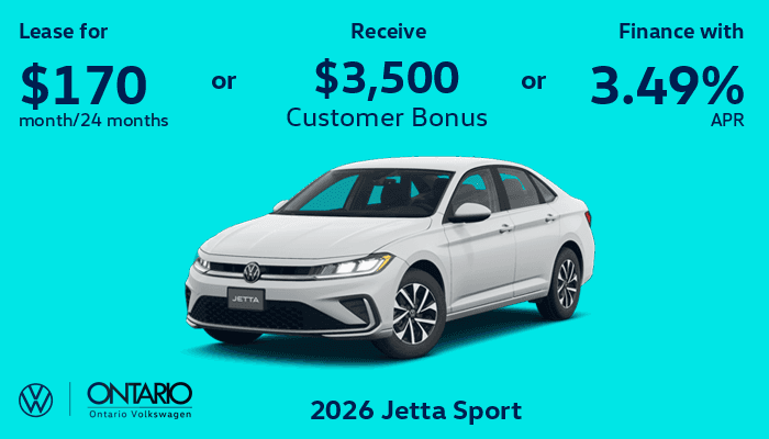 New 2026 Volkswagen Jetta 1.5T S FWD 4D Sedan