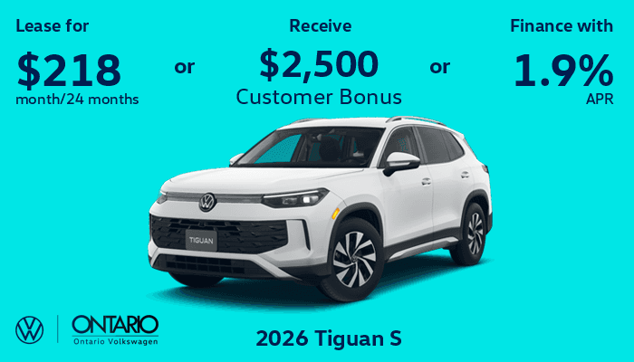 New 2026 Volkswagen Tiguan 2.0T S FWD 4D Sport Utility