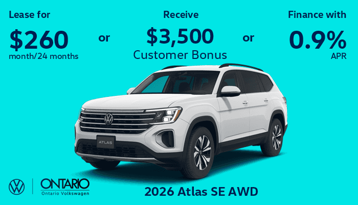 New 2026 Volkswagen Atlas 2.0T SE FWD 4D Sport Utility