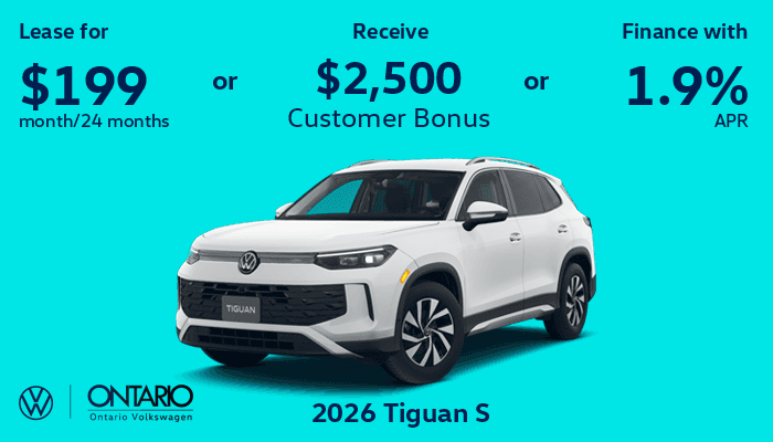 New 2026 Volkswagen Tiguan 2.0T S FWD 4D Sport Utility