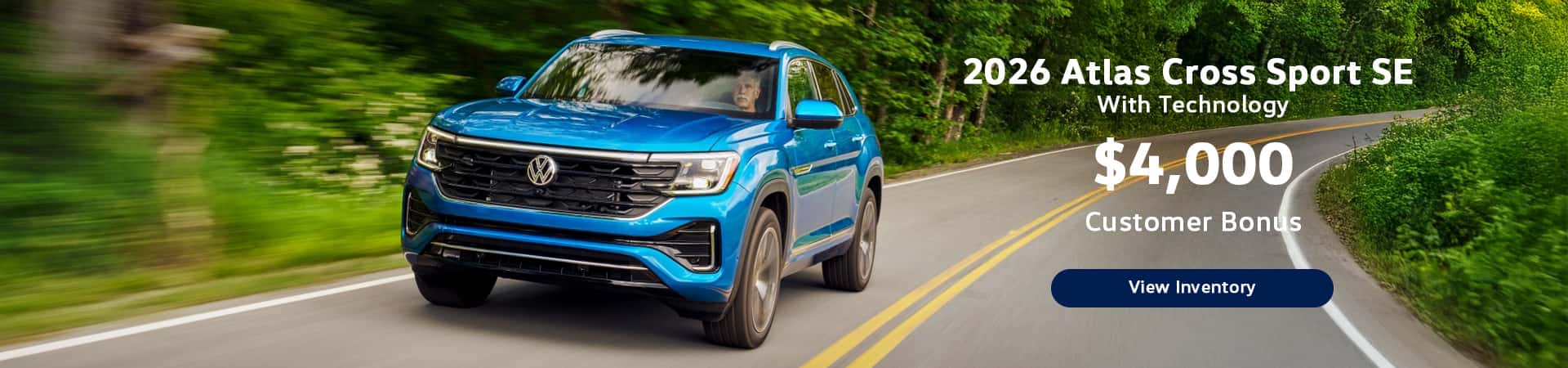 2026 Atlas Cross Sport $4,000 Customer Bonus