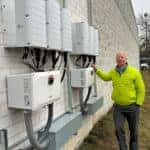 Mark Mears with power generator at Parkway Honda