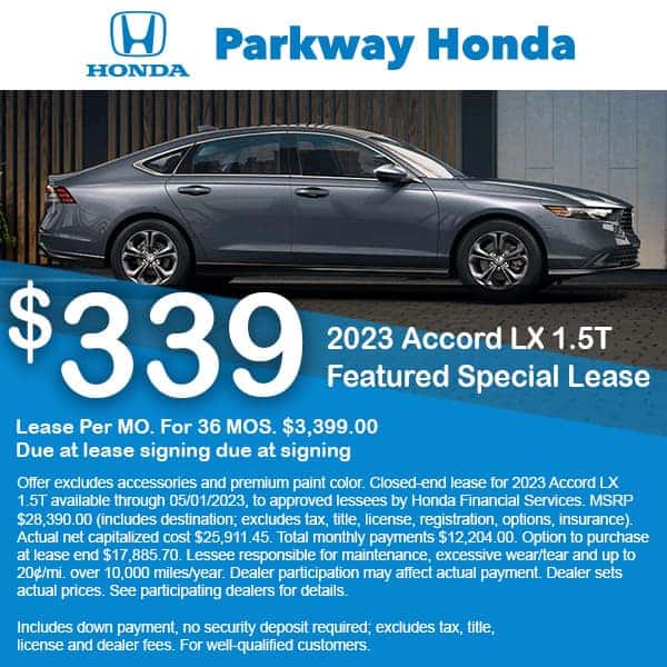 2023 Accord LX 1.5T Featured Special Lease
