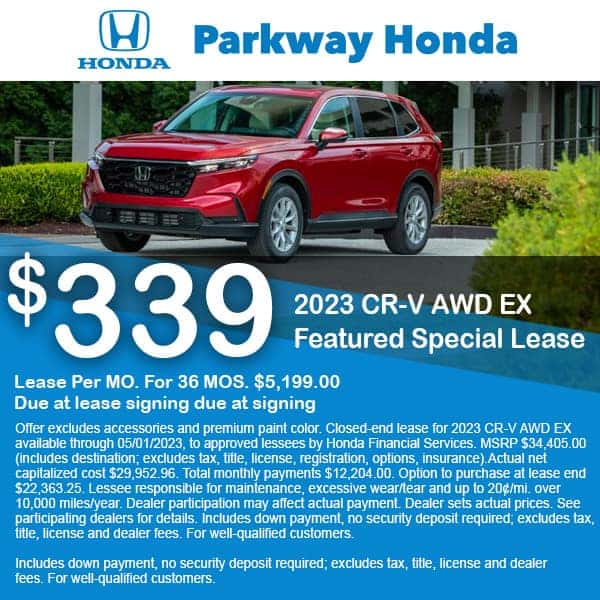 2023 CR-V AWD EX Featured Special Lease
