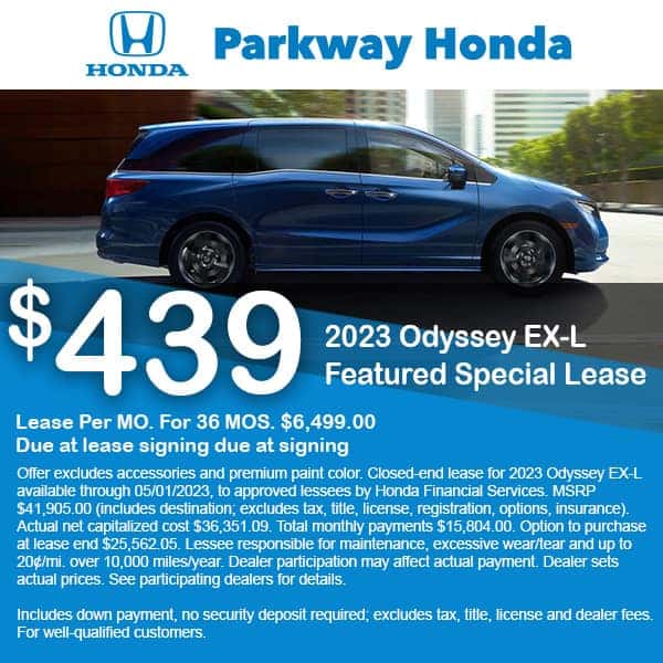 2023 Odyssey EX-L Featured Special Lease