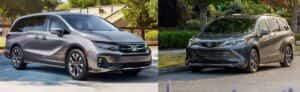 honda odyssey vs toyota sienna