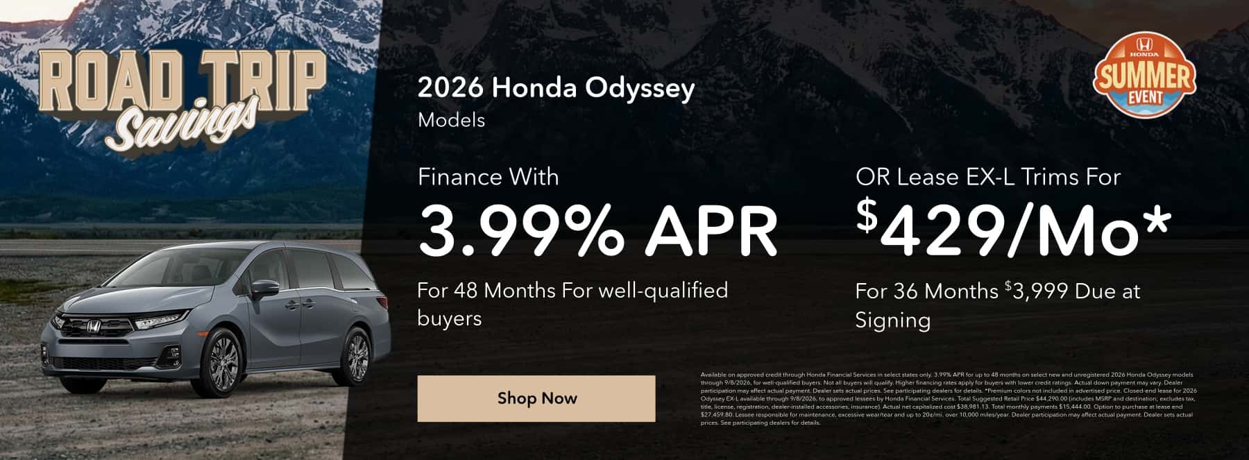 2026 Honda Odyssey
