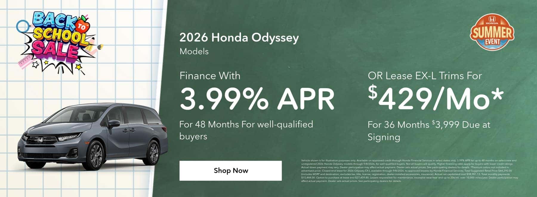 2026 Honda Odyssey