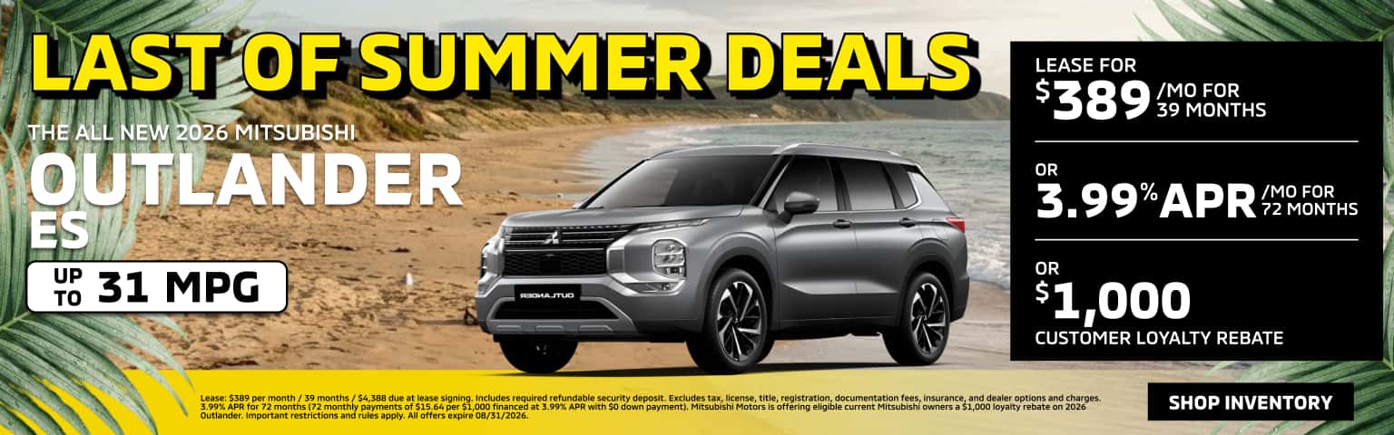 Last of Summer Deals 2026 Outlander ES