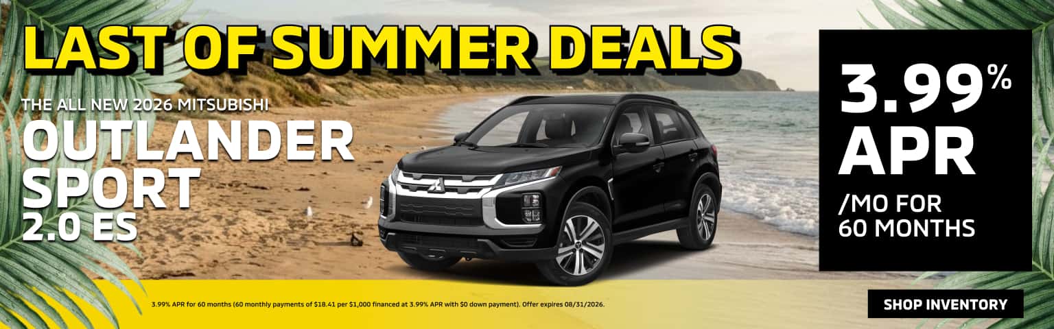 Last of Summer Deals 2026 Outlander Sport 2.0 ES