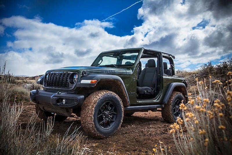 When can the 2024 Jeep Wrangler be ordered?
