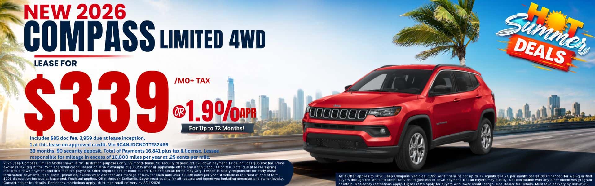 Best Jeep Compass Deals in Los Angeles County at Puente Hills CDJR