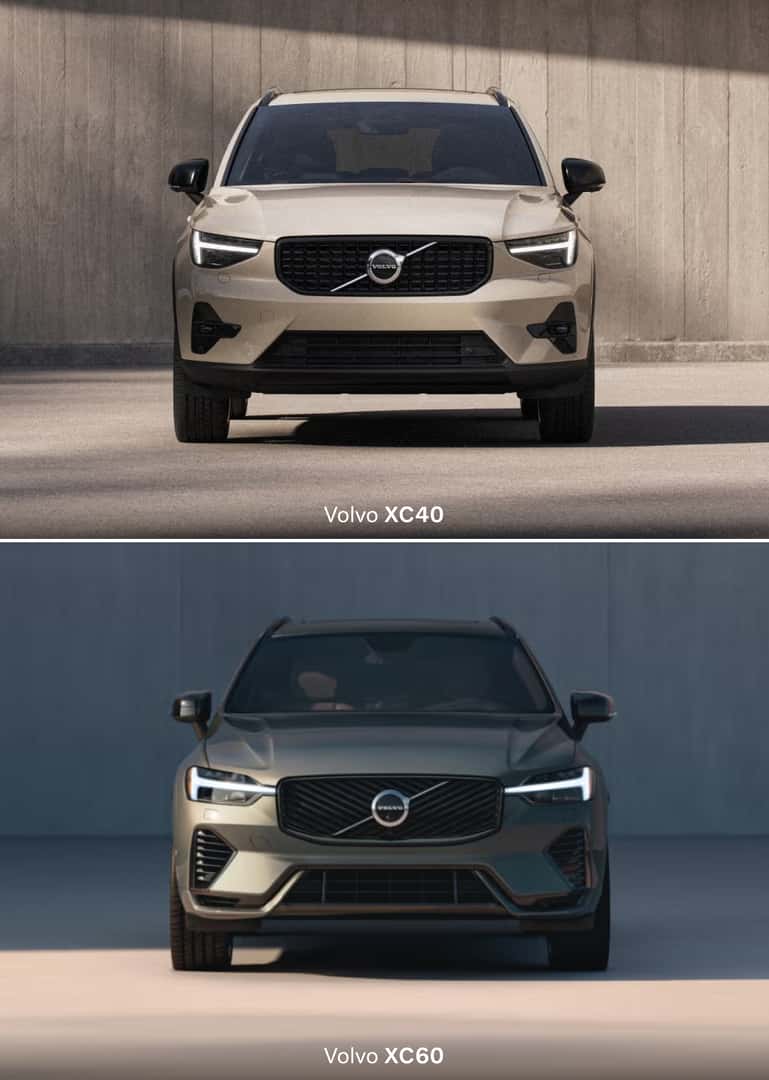 Volvo XC40 vs. Volvo XC60 Specs