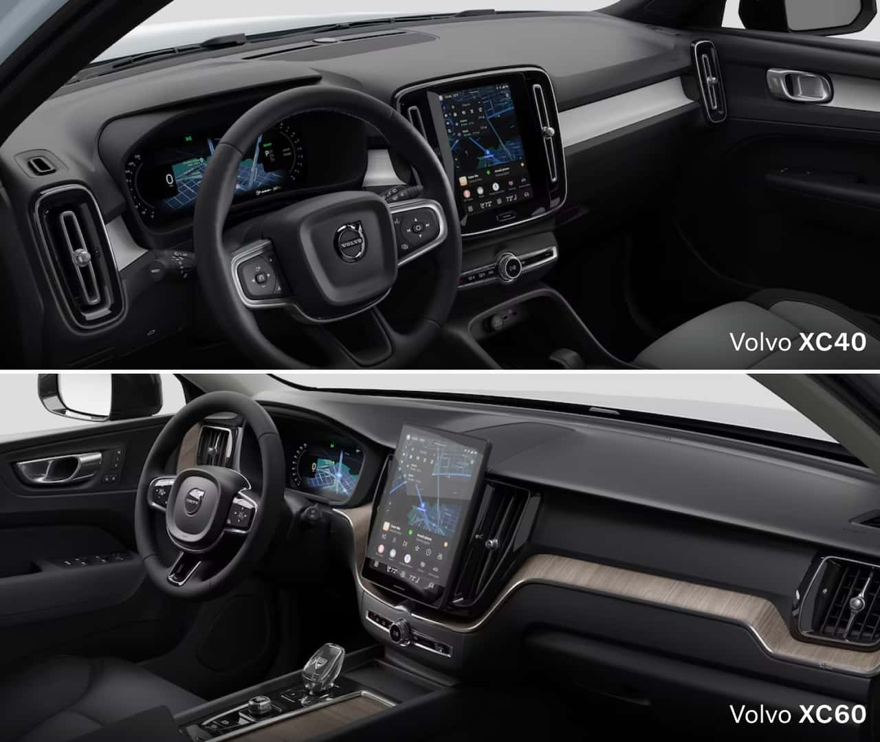 Volvo XC40 vs. Volvo XC60 Interior