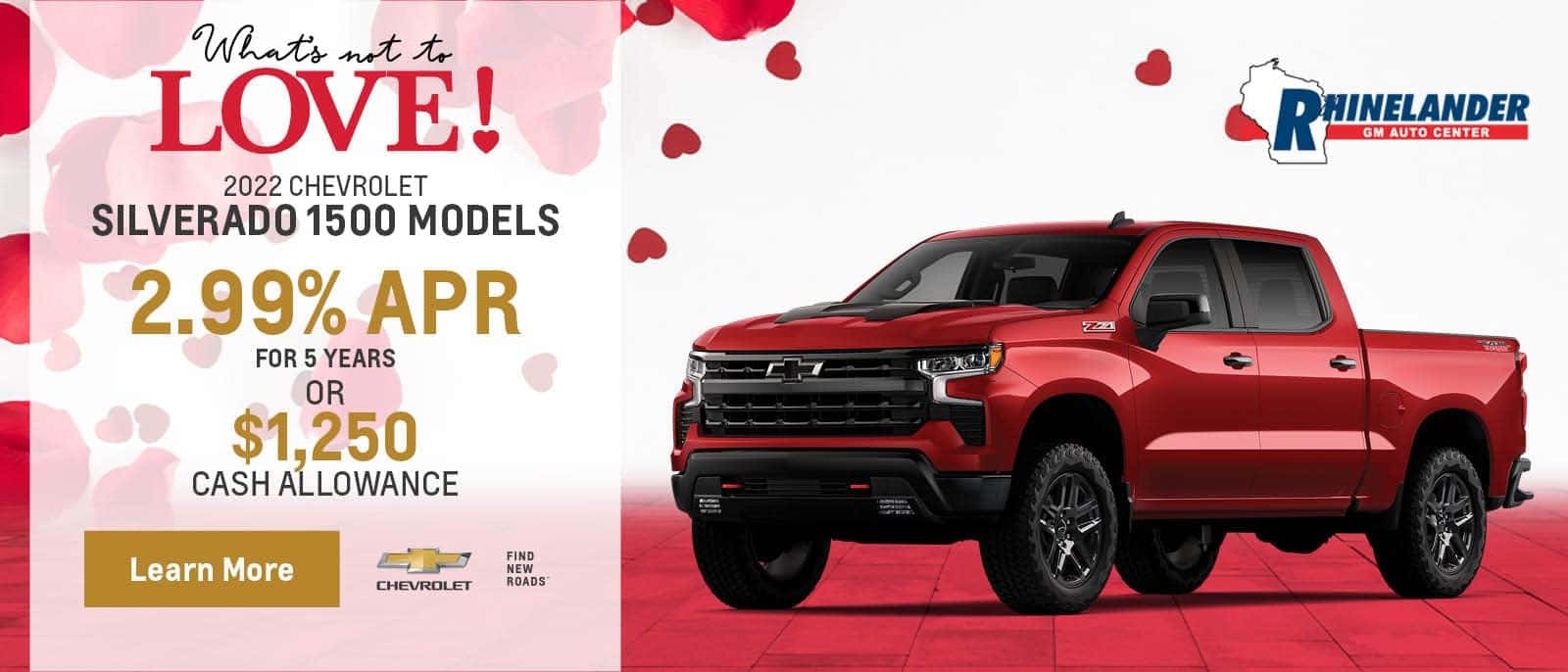 to Rhinelander GM in Wisconsin