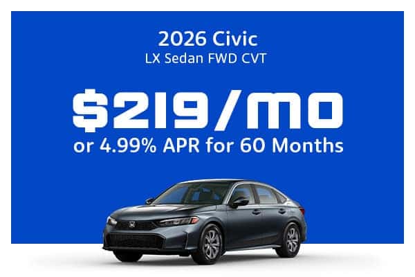 Civic Sedan Special Offer