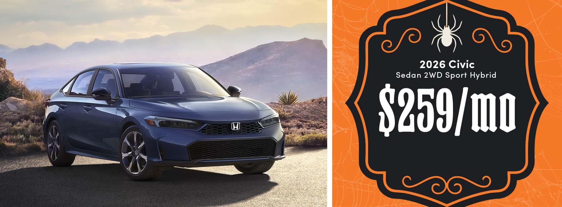 Honda Civic Hybrid $259/mo