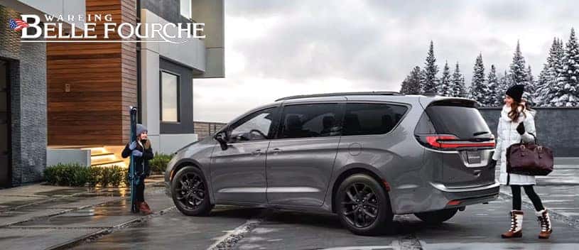 Chrysler-Pacifica-parked-in-Belle-Fourche-residential-driveway