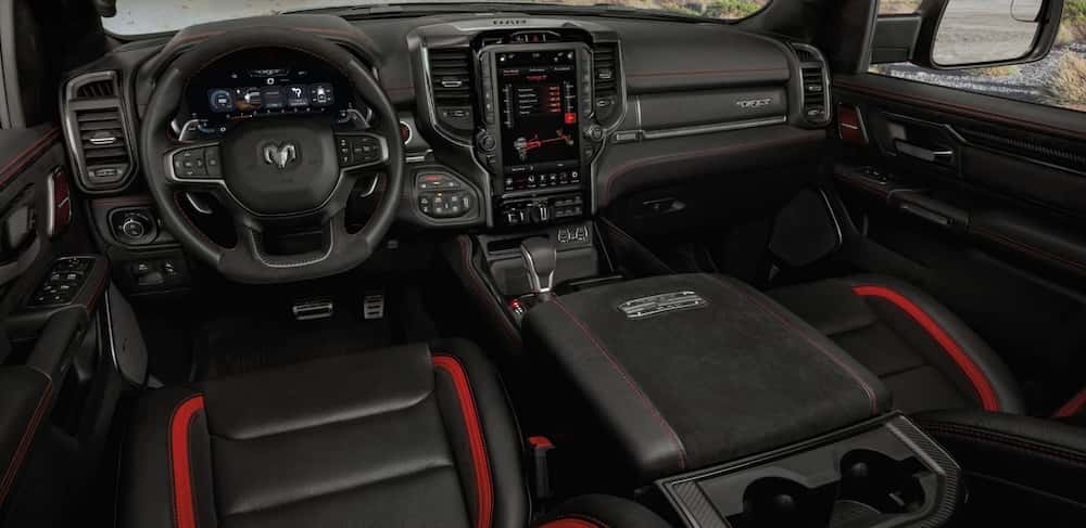TInterior of the 2024 TRX truck