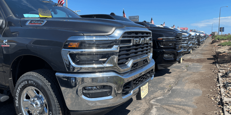 Large Inventory of Ram Trucks