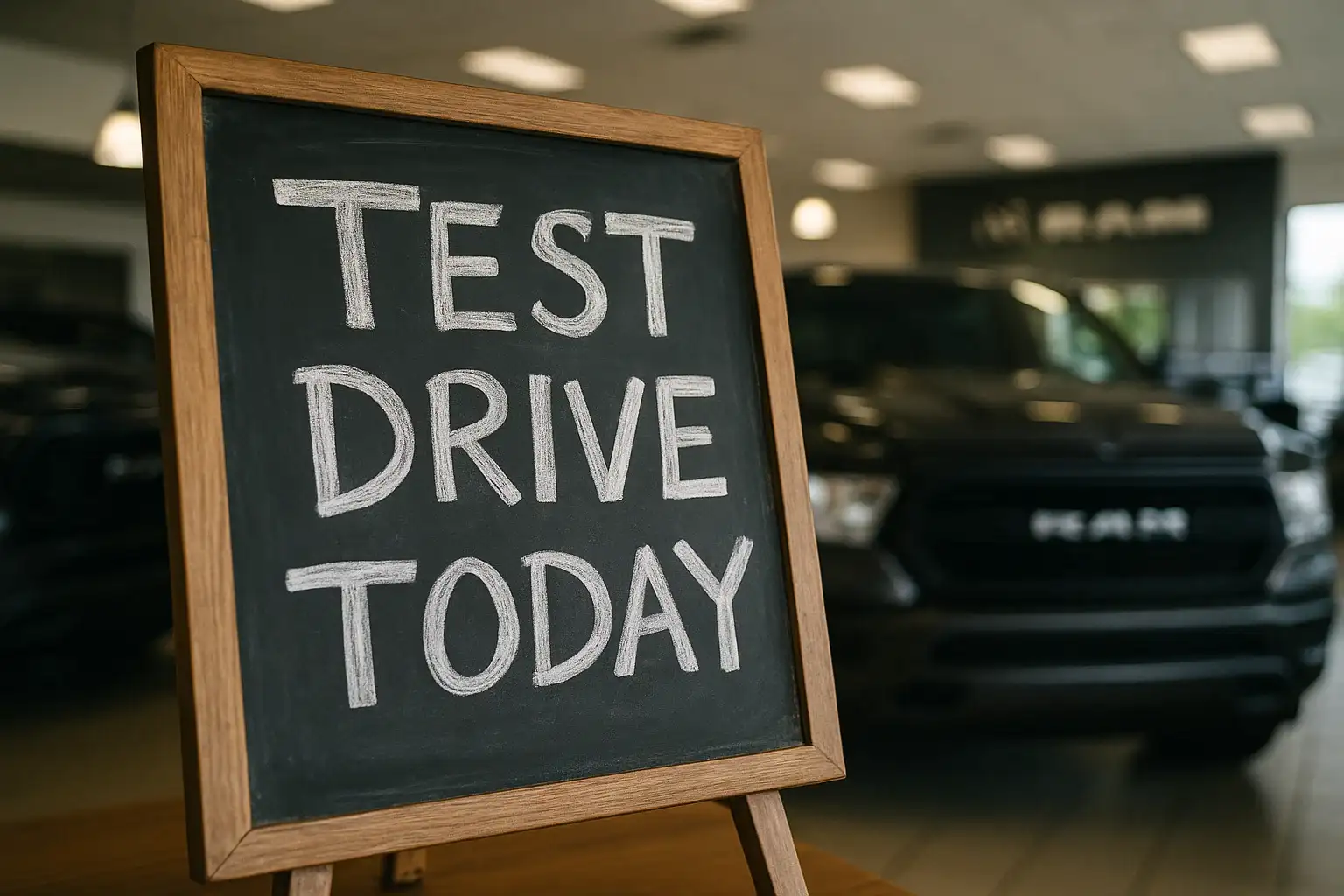 Ram 1500 test drive at Belle Fourche dealership