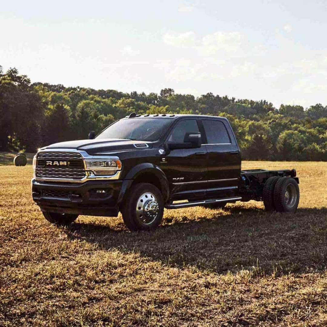 RAM Chassis Cab in a field