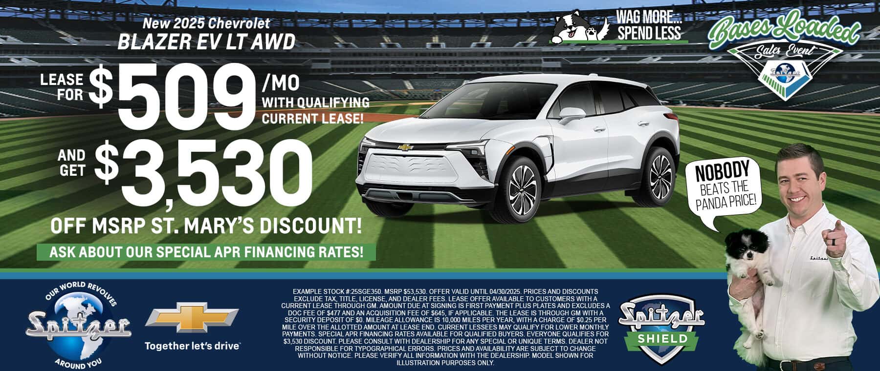 04.2025_Carrera_Lease a New 2025 Chevrolet Blazer EV for $509/mo AND Get $3,530 off MSRP!