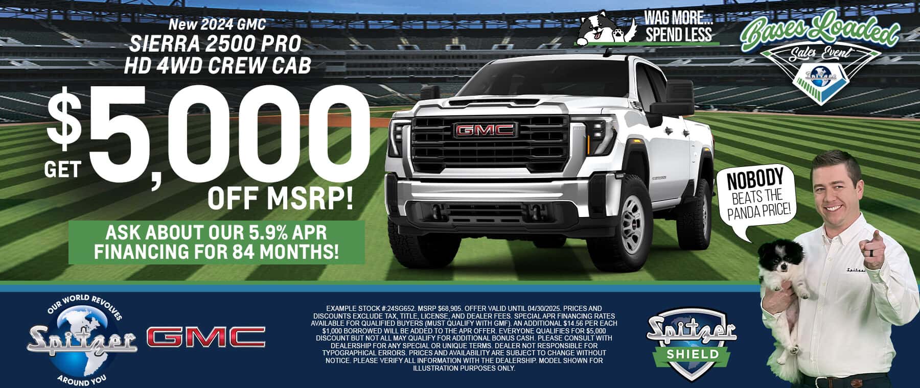 04.2025_Carrera_Get $5,000 off MSRP on a New 2024 GMC Sierra 2500 Pro HD 4WD Crew Cab!