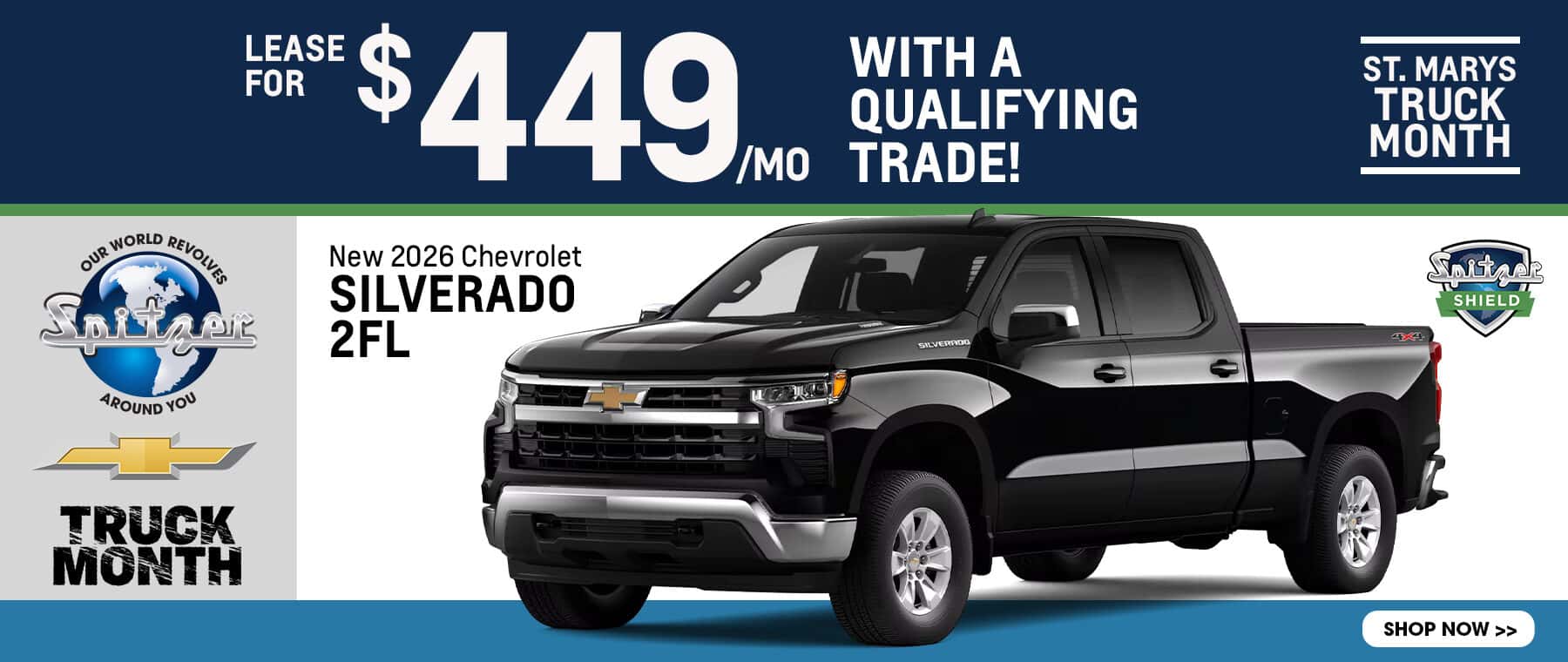 08.2026_Chevy Silverado_Lease for $449 with qualifying trade