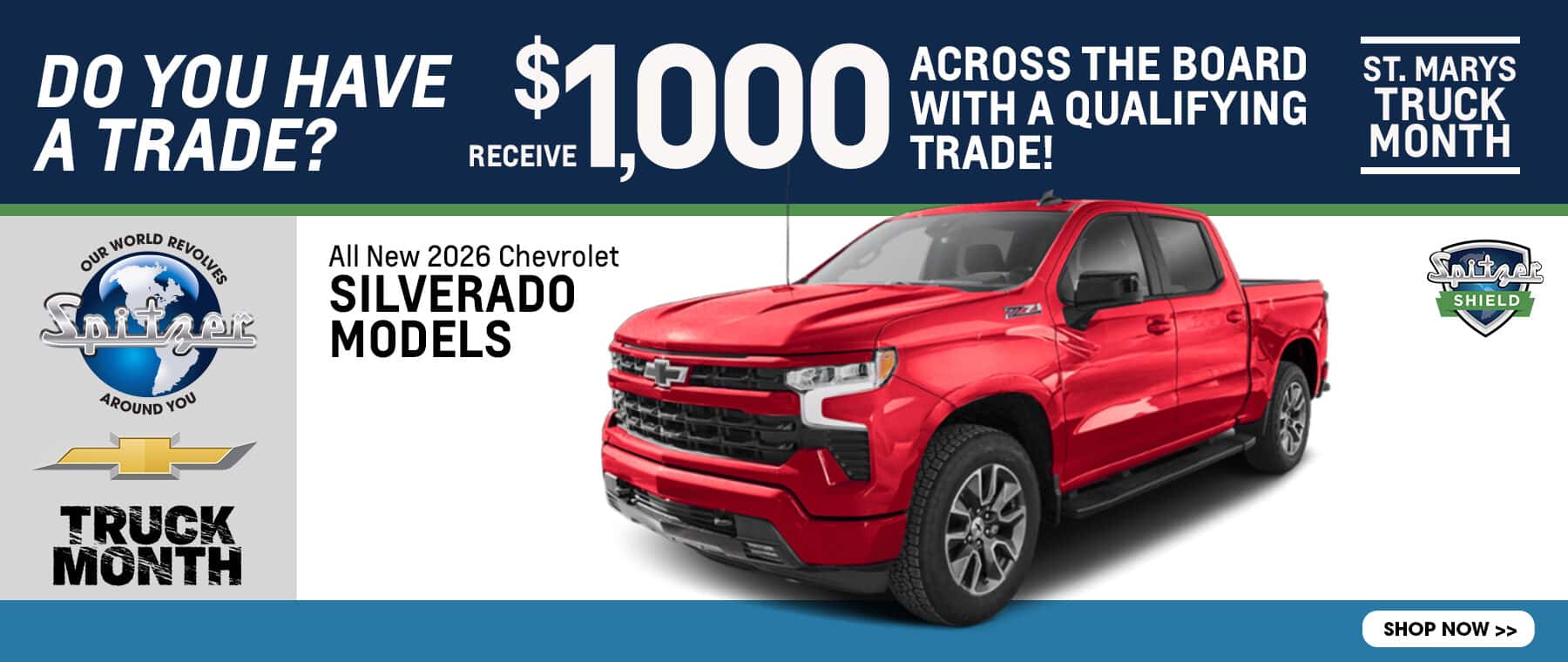 08.2026_Chevy Silverado Models_Receive $1000 with qualifying trade