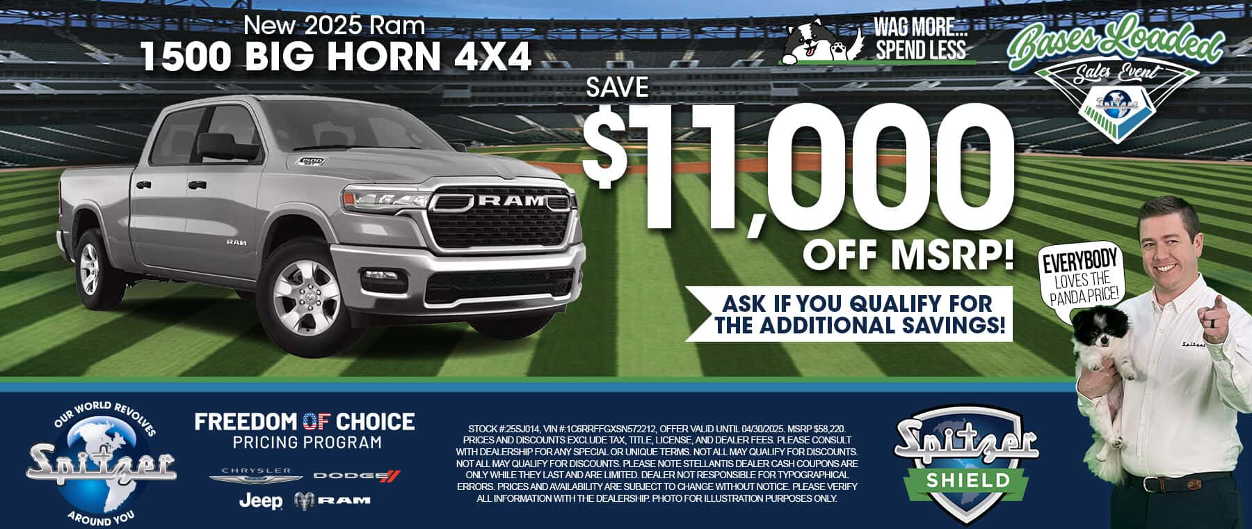 04.2025_Carrera_Get Up To $11,000 Off MSRP on New 2025 Ram 1500 Big Horn Models!