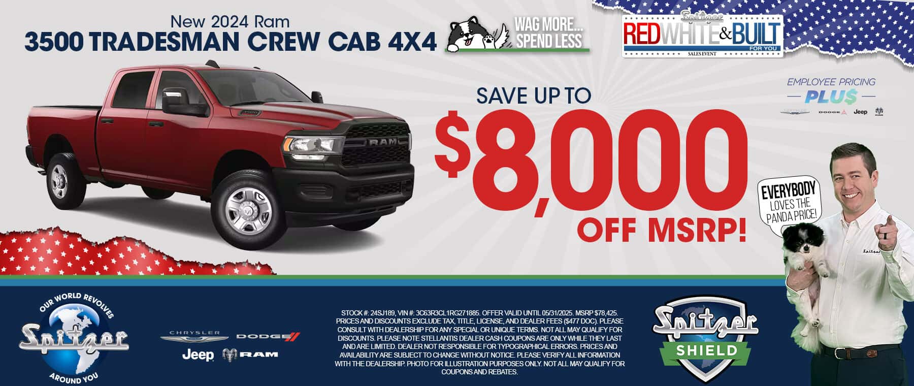 05.2025_Carrera_Get 8k Off MSRP on New 2024 Ram 3500 Tradesman Crew Cab 4x4 Models!