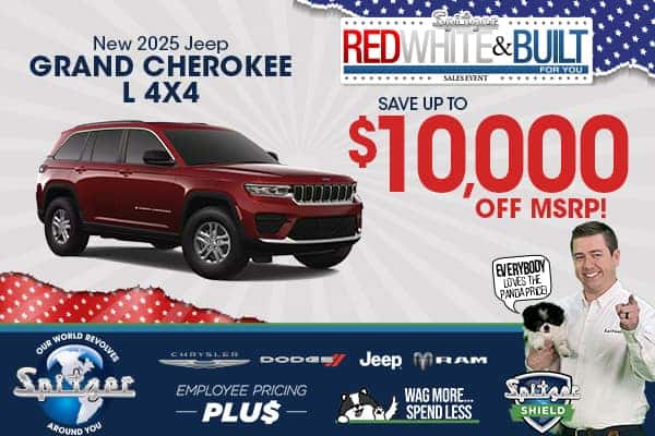 2025 Jeep Grand Cherokee L 4x4 - Save $10,000 Off MSRP!