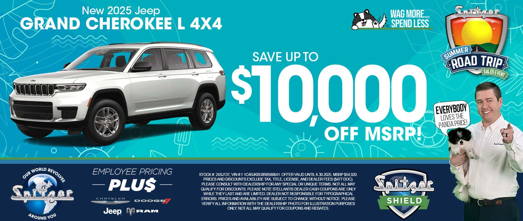 06.2025_Carrera_Save Up To $10,000 on New 2025 Jeep Grand Cherokee L 4x4 Models!