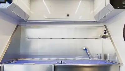 Upfit sprinter van for mobile pet grooming