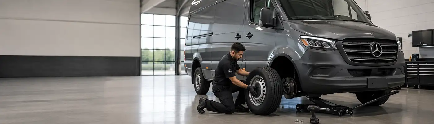 Mercedes-Benz Tech Mounting Sprinter Tire