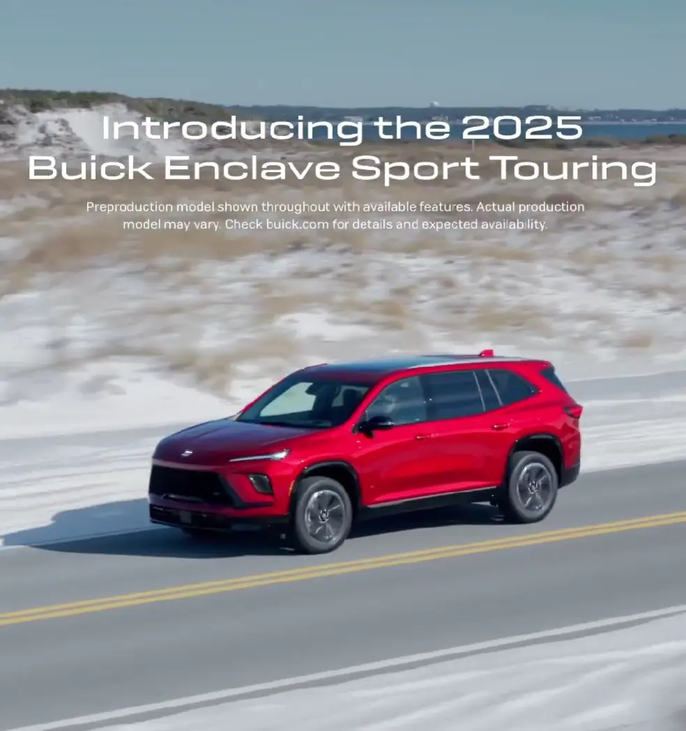 2025 Buick Enclave Sport Touring Features and Specs