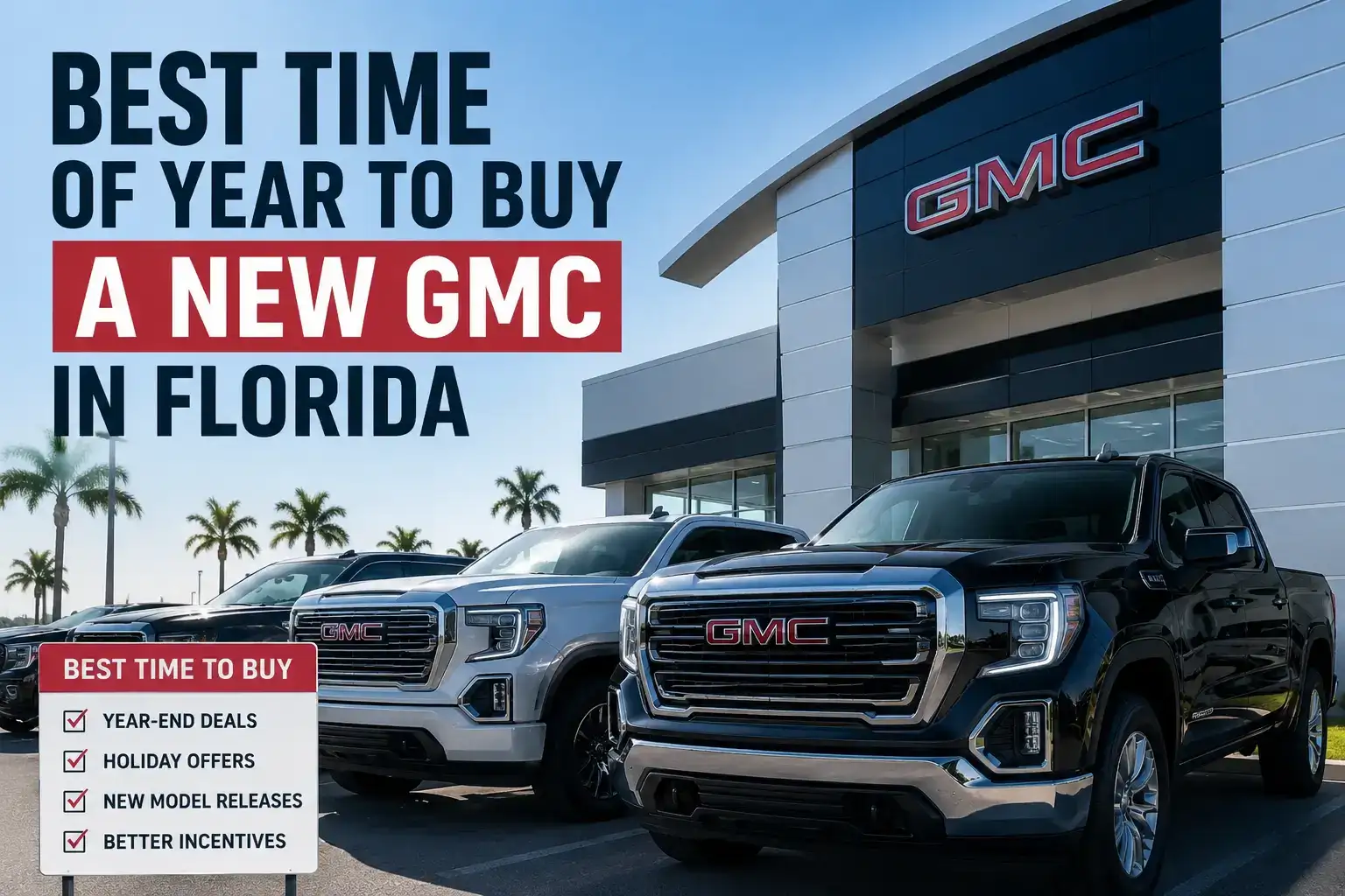 Best time to buy a GMC