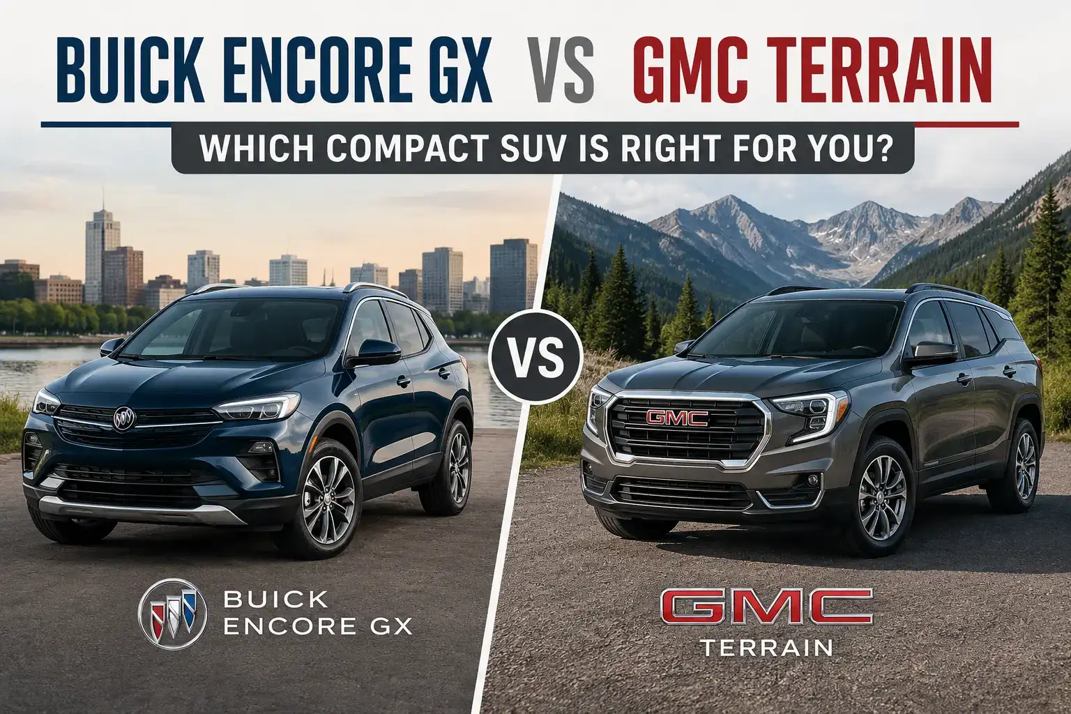 Buick Encore GX vs GMC Terrain