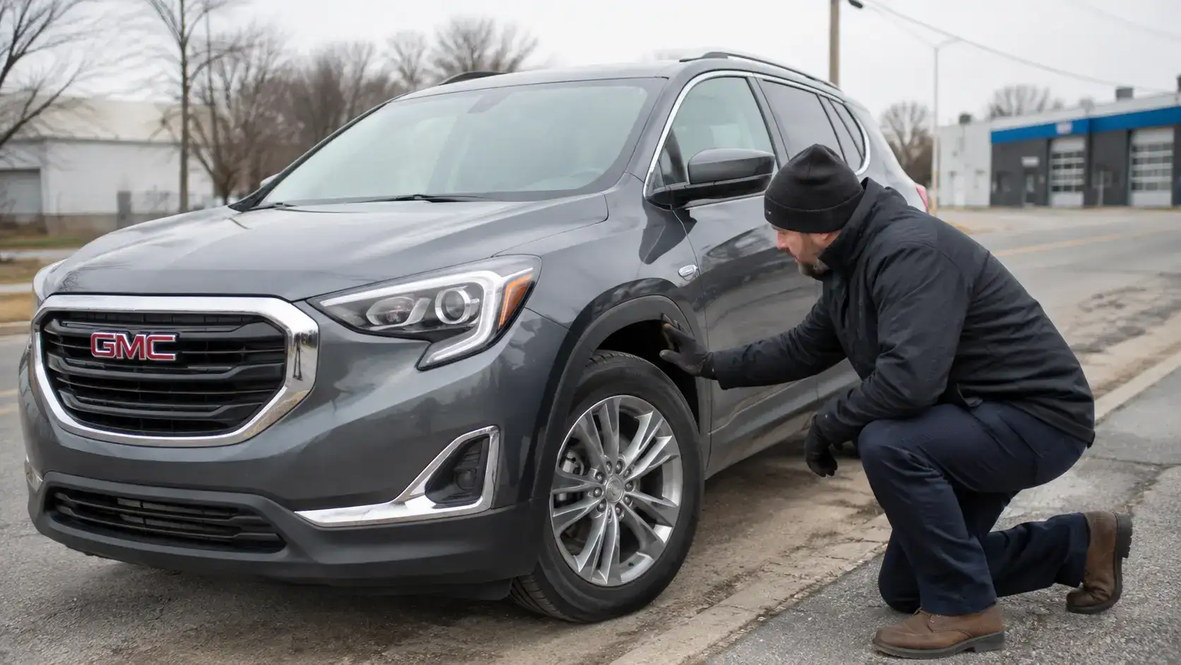 SUV Inspection by the Roadside