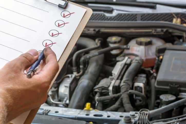 cadillac techinican checklist of inspections