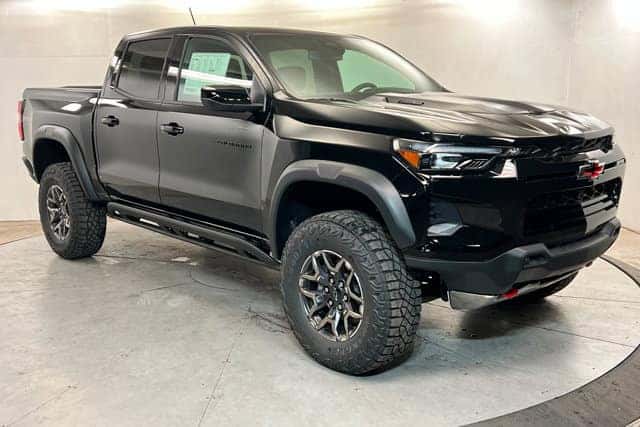 aerial view of chevrolet colorado ZR2