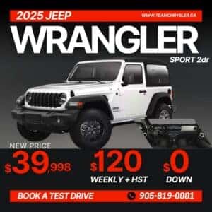2025 Jeep wrangler special offer