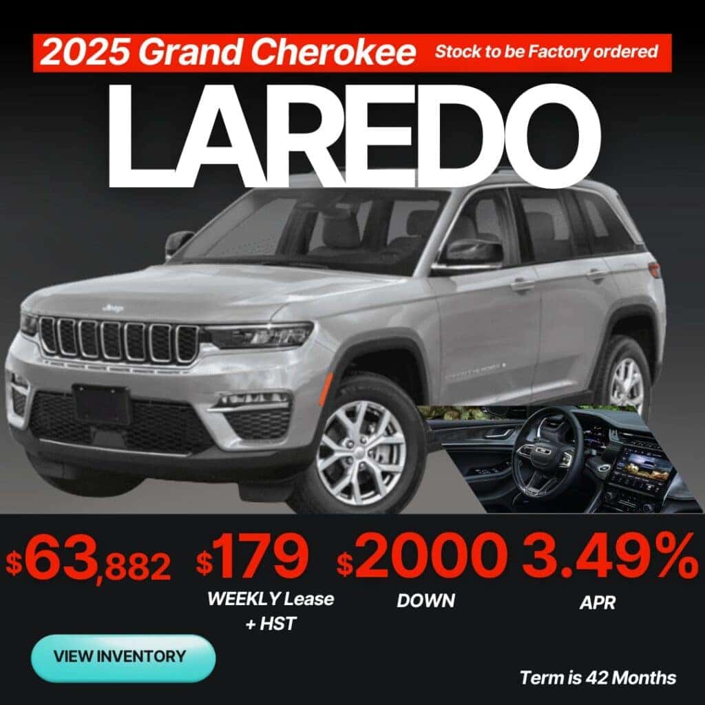 New Jeep Grand Cherokee Leasing Deals | Mississauga, Brampton, Toronto