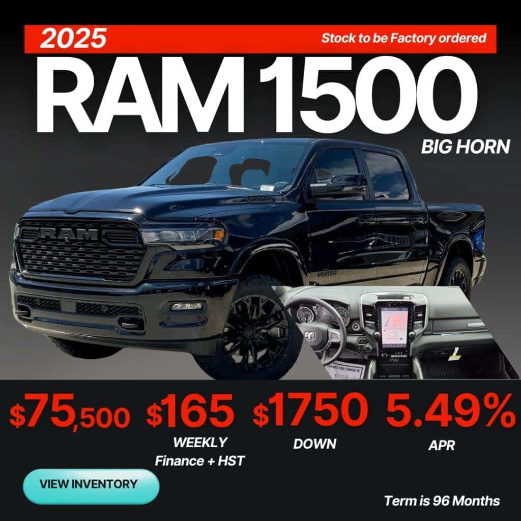 New Ram 1500 Lease Special Offers and Deals | Mississauga, Brampton, Toronto