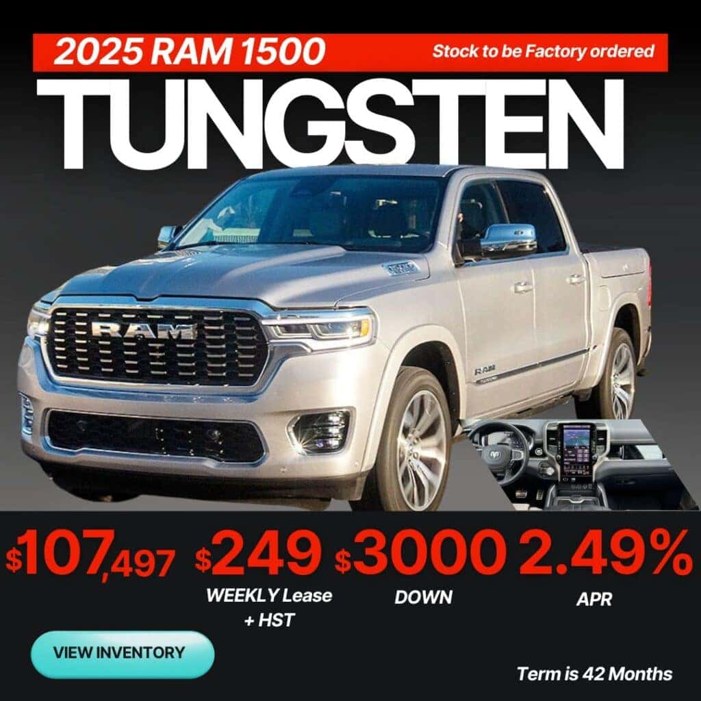 New Ram 1500 Tungsten Lease Deals | Mississauga, Brampton, Toronto