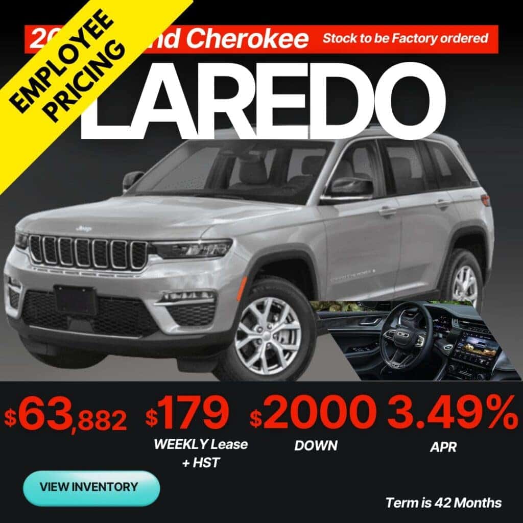 New Jeep Grand Cherokee Leasing Deals | Mississauga, Brampton, Toronto