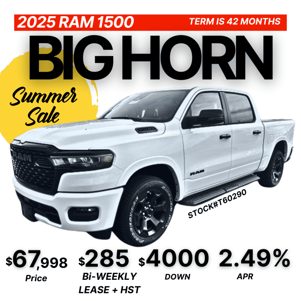 New Ram 1500 Lease Special Offers and Deals | Mississauga, Brampton, Toronto
