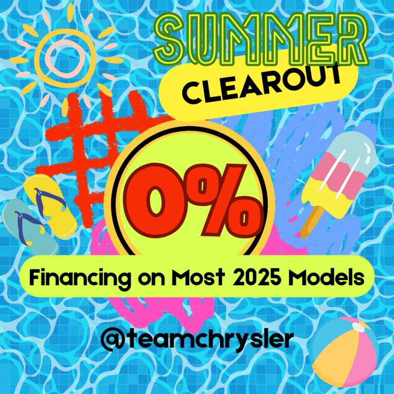 Summer Clearout Event on most New 2025 Inventory 