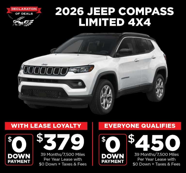 New 2026 Jeep Compass Limited